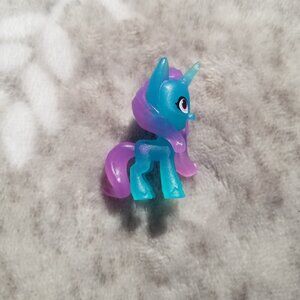 My Little Pony Figure Choco Cozy Blue Purple Translucent MLP G5 Mini Figurine